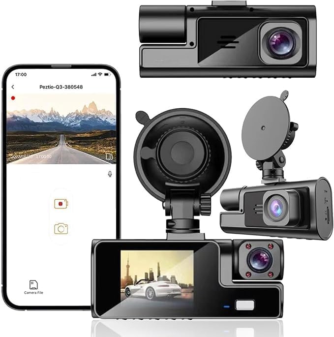 Dash Cam Front and Inside 1080P FHD Dash Camera