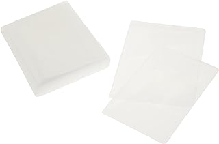 Atlantic 25 Pack Movie Sleeves | Clear Sleeve hold two discs each | Protects Discs Against Scratches and Dust