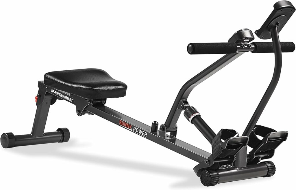 Sunny Health & Fitness Compact Adjustable Rowing Machine