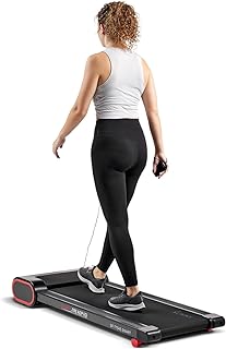 Sunny Health & Fitness Slim Under Desk Walking Running Treadpad