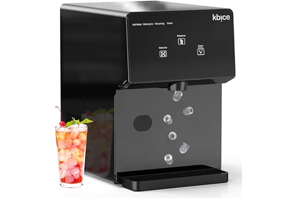 KBice Self Dispensing Countertop Bullet Ice Maker