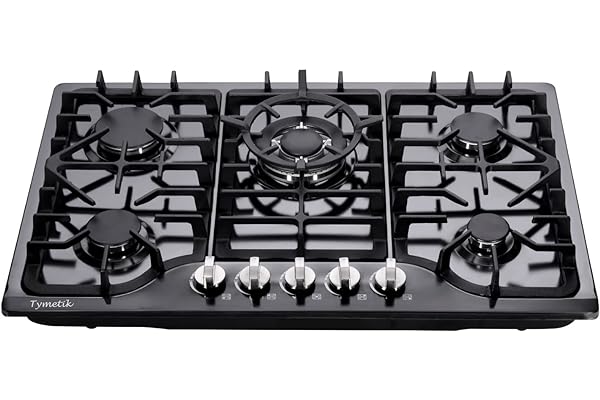 30 Inch Gas Cooktop, Built-in Stainless Steel 