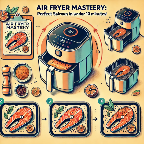 Air Fryer Mastery: Perfect Salmon in Under 10 Minutes