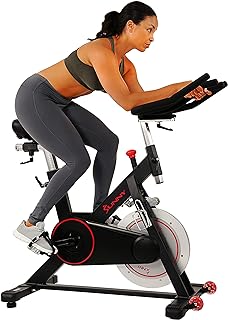 Sponsored Ad - Sunny Health & Fitness Premium Magnetic Belt Drive Indoor Cycling Stationary Exercise Bikes with Optional S...