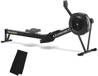 Concept2 RowErg Model D Indoor Rowing Machine - PM5 Monitor, Device Holder, Adjustable Air Resistance, Easy Storage with B...