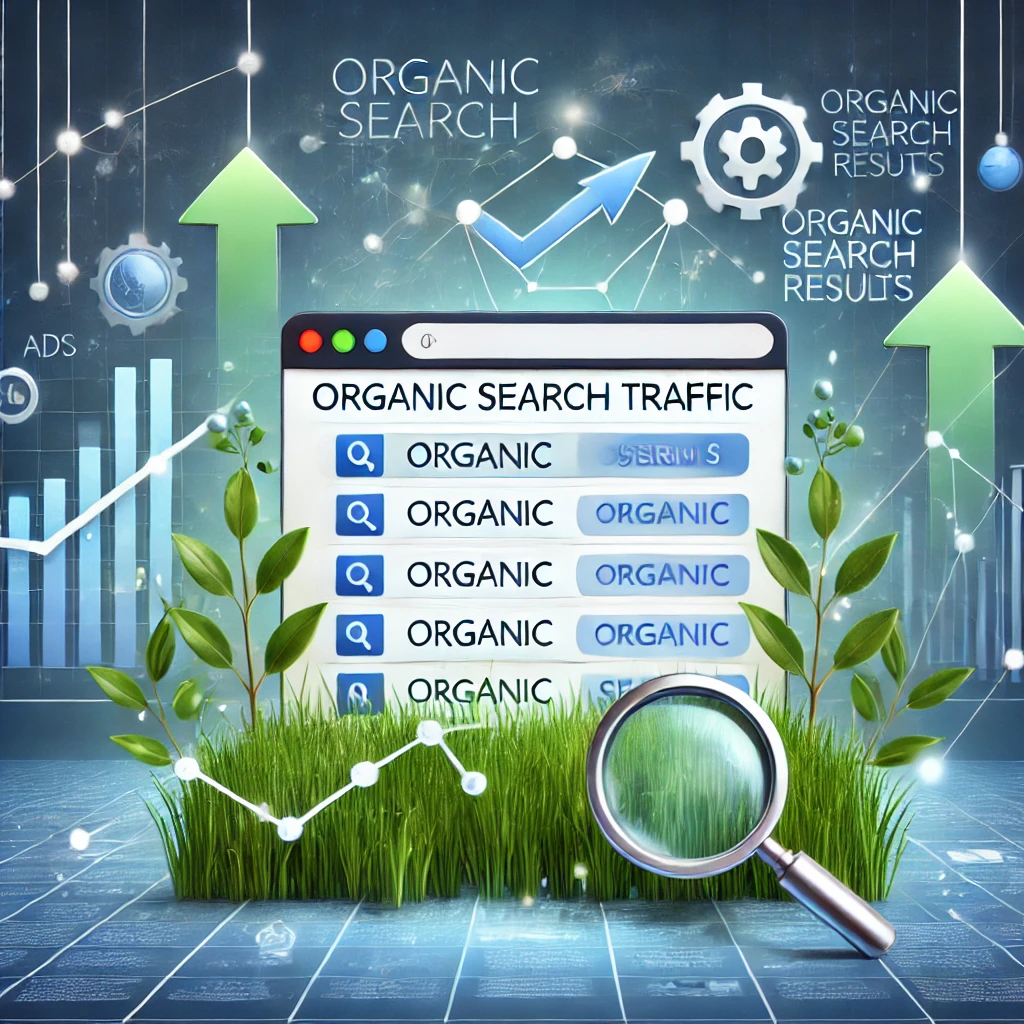 How can I increase organic search traffic to my website in 2024?